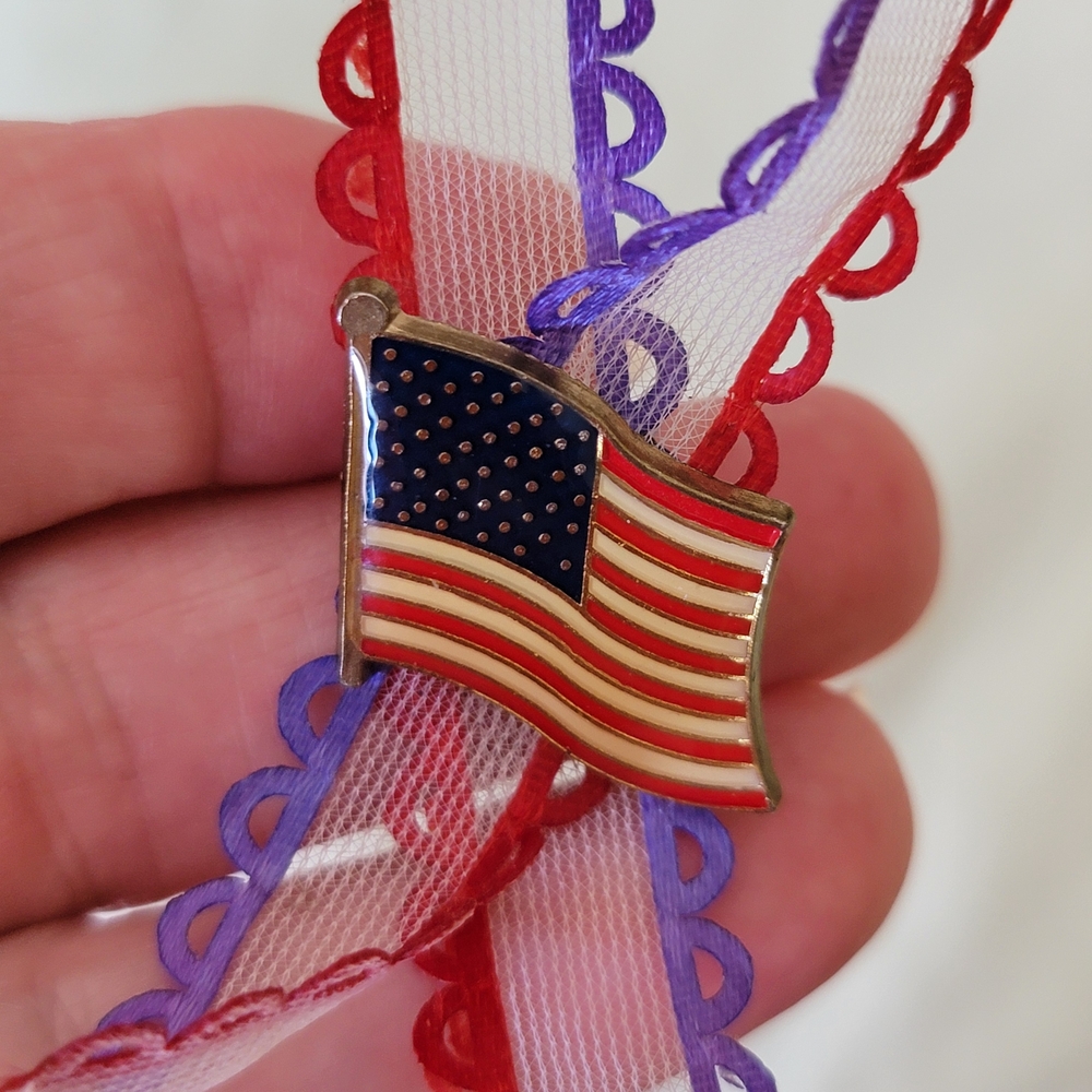 American Flag Enamel Pin